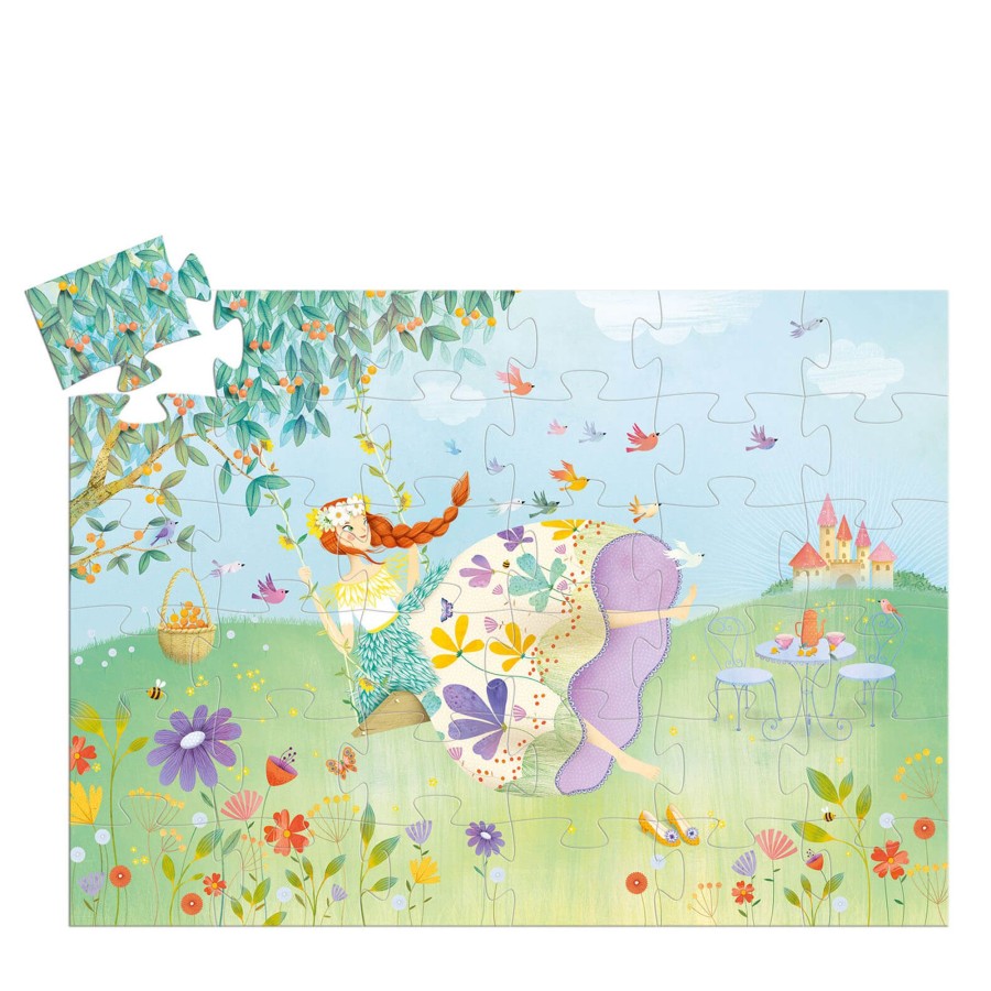 Toys Djeco Games, Puzzles, Jigsaws | 36 Piece Puzzle - Spring Princess