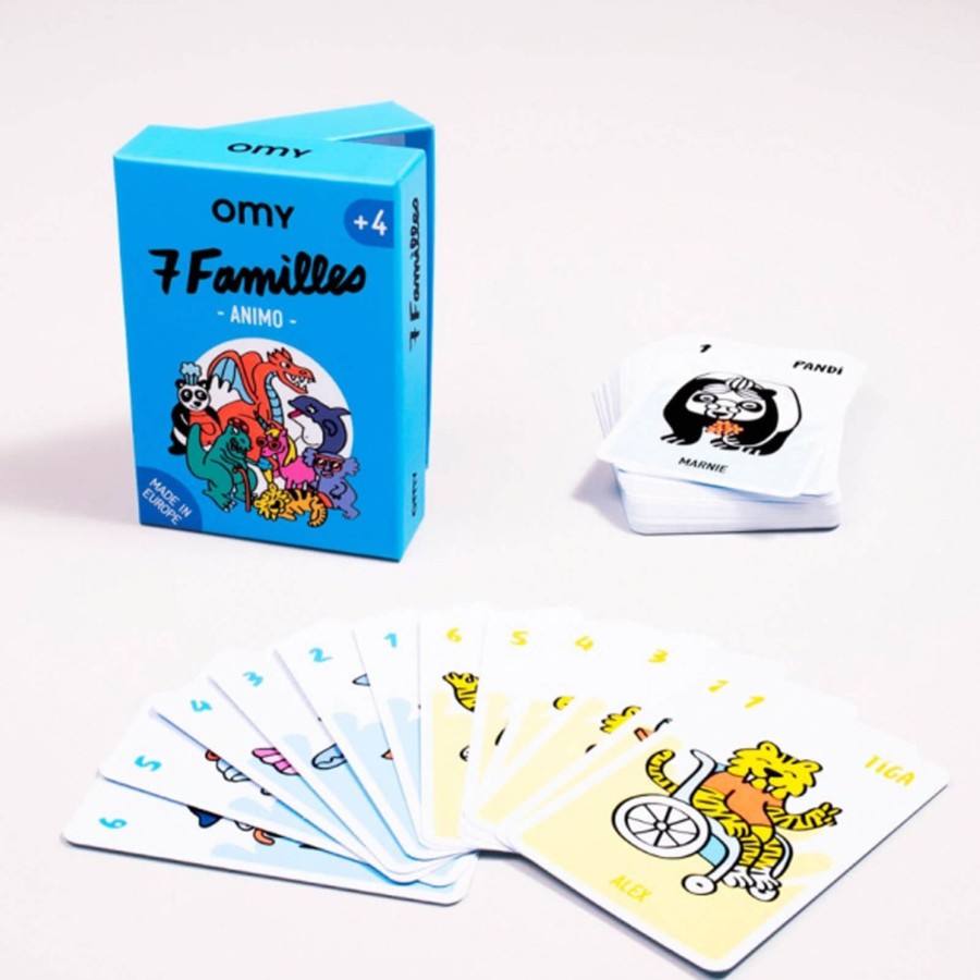 Toys OMY Games, Puzzles, Jigsaws | Card Game - 7 Families