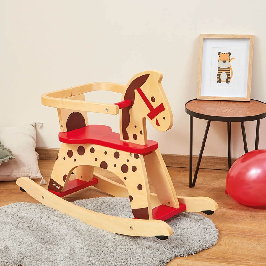 Toys Janod Wooden Toys | Caramel Rocking Horse