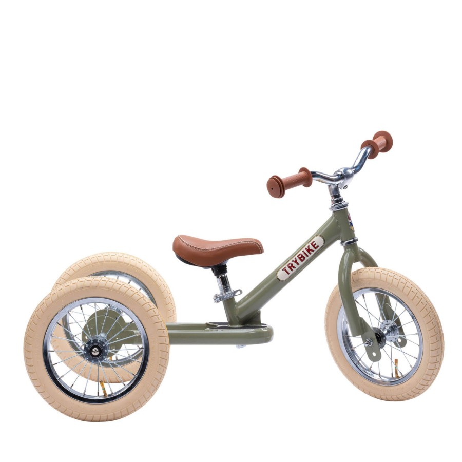 Toys Trybike Bikes, Trikes, Scooters | Vintage Green 2 In 1 Balance Bike / Trike