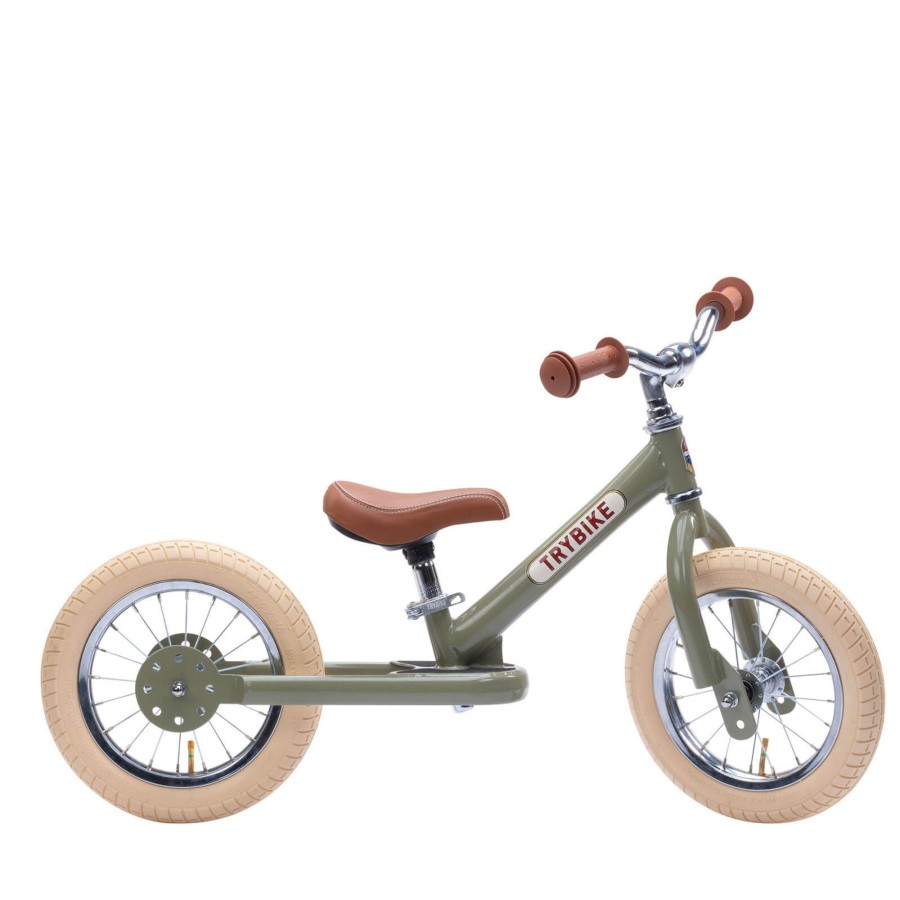 Toys Trybike Bikes, Trikes, Scooters | Vintage Green 2 In 1 Balance Bike / Trike