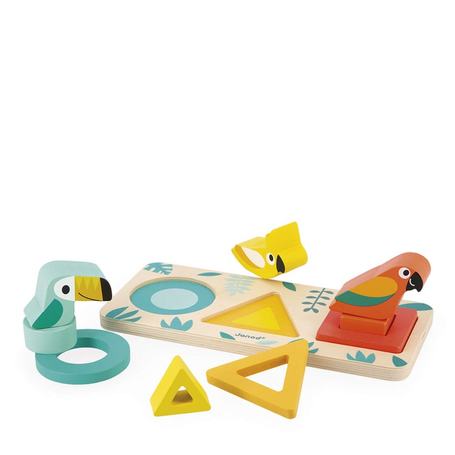 Toys Janod Wooden Toys | Tropik My First Shapes