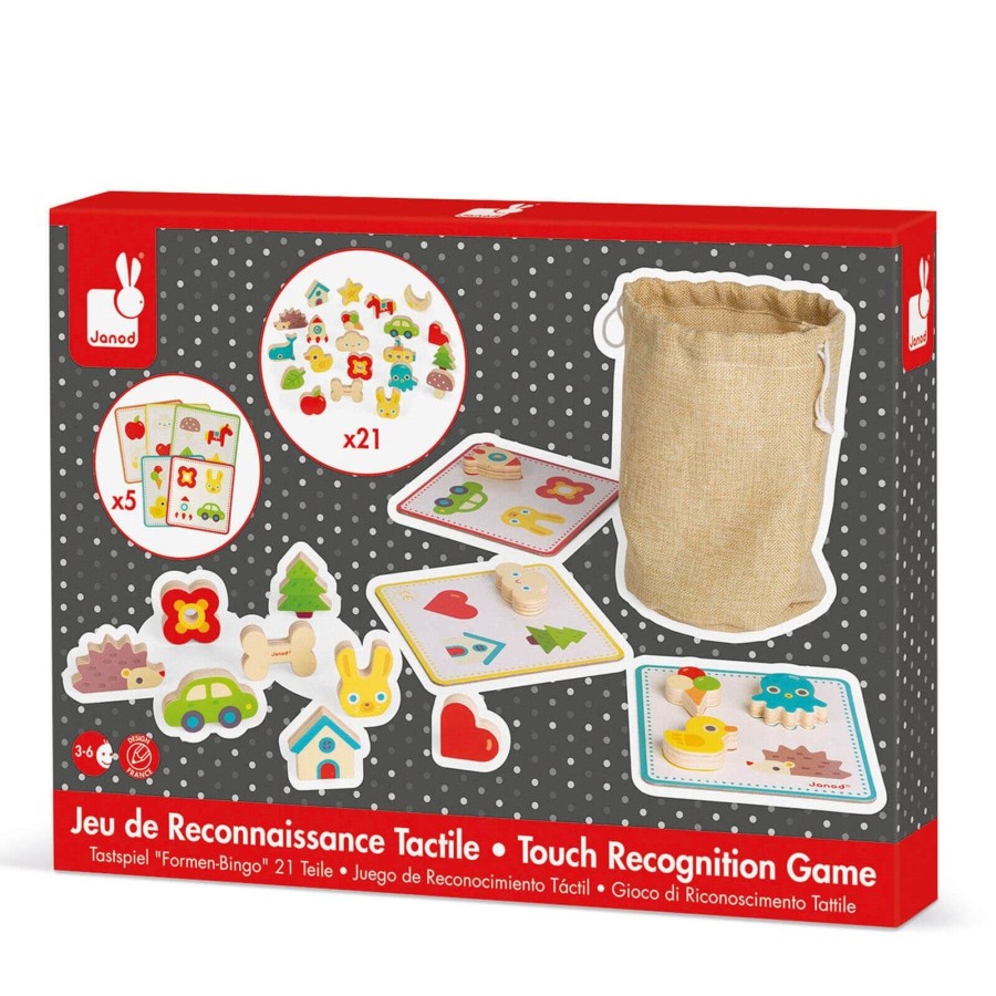 Toys Janod Games, Puzzles, Jigsaws | Memory Touch Recognition Game