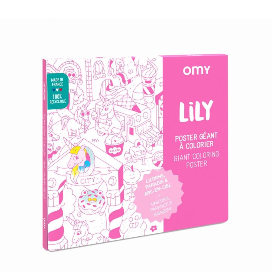 Toys OMY Arts & Crafts | Colouring Poster - Lily