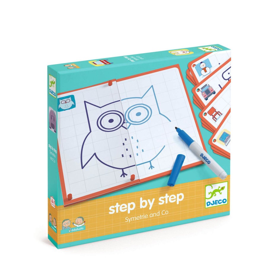 Toys Djeco Arts & Crafts | Drawing Step By Step - Symetrie And Co