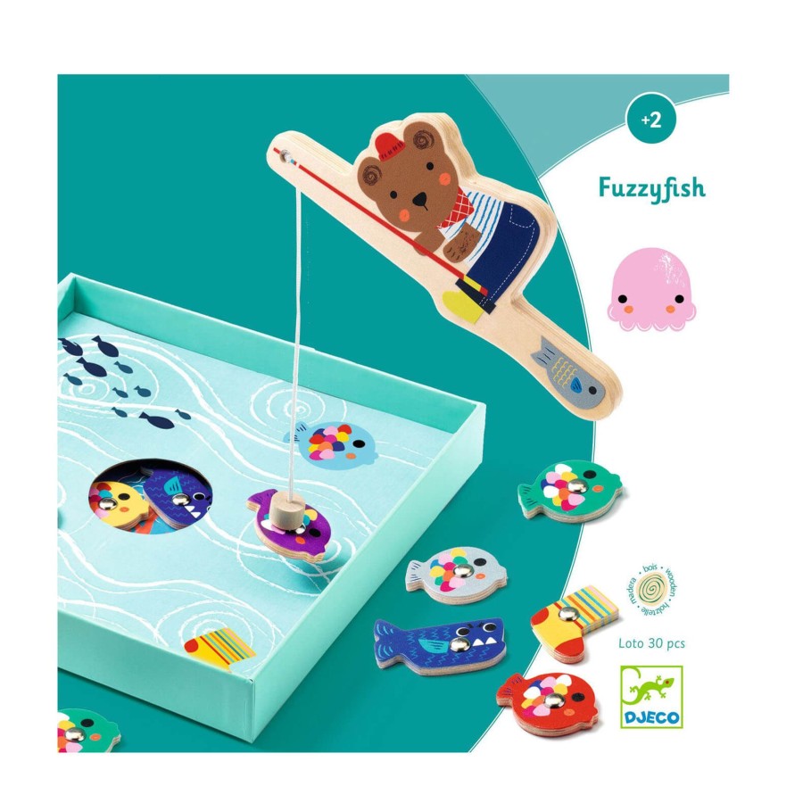 Toys Djeco Games, Puzzles, Jigsaws | Fuzzy Fishing Game