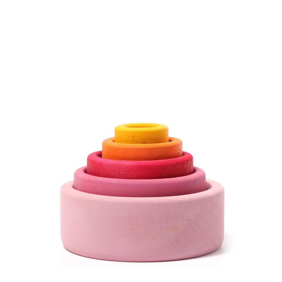 Toys Grimm’s Stacking Toys | 5 Stacking Bowls - Lollipop