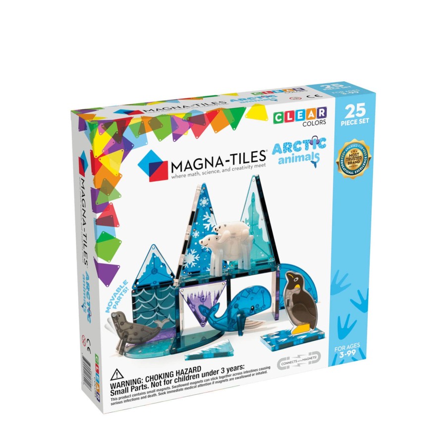 Toys Magna-Tiles Stacking Toys | Arctic Animals 25 Piece Set