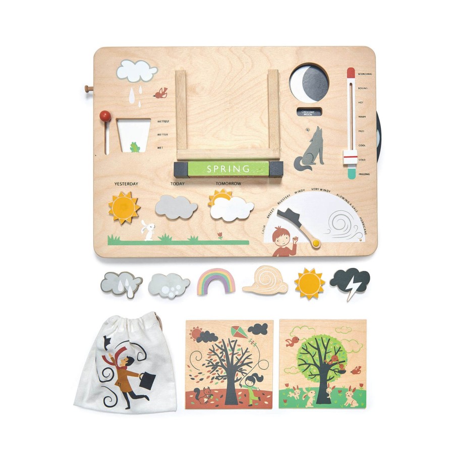 Toys Tender Leaf Wooden Toys | Weather Watch Board