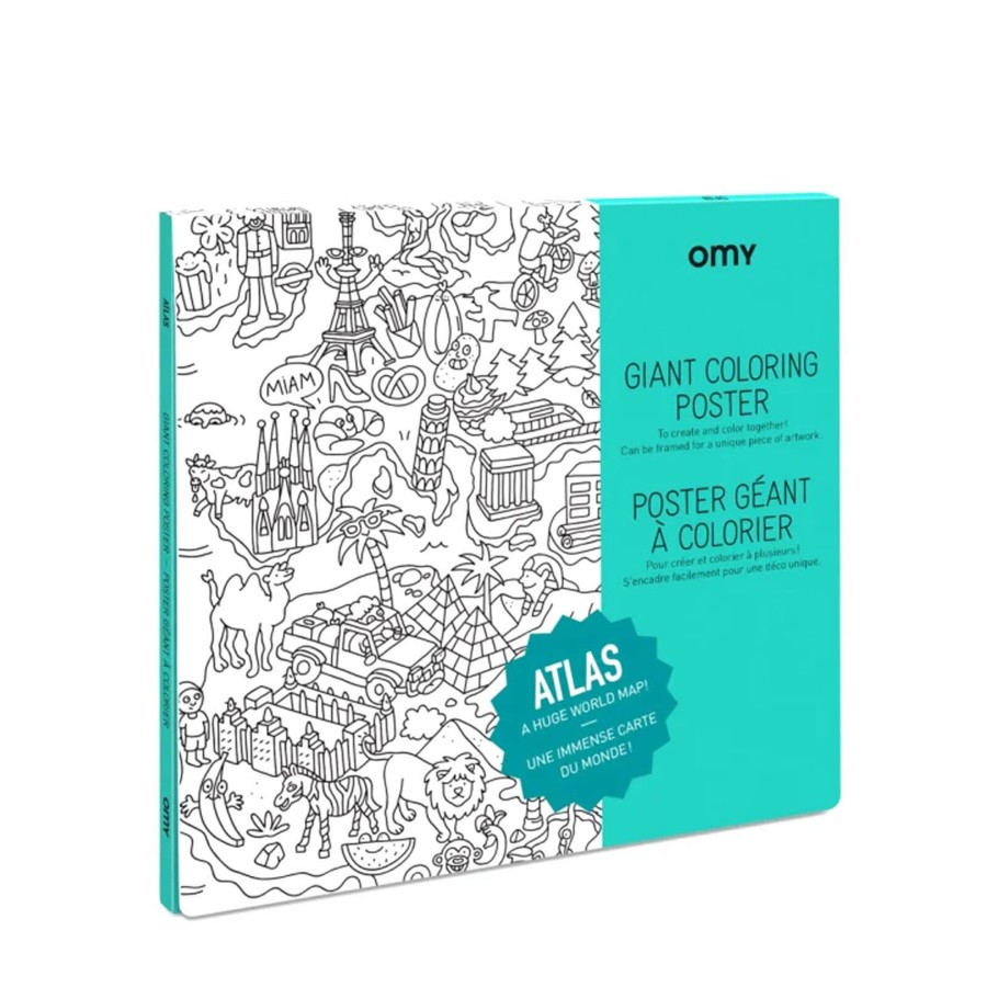 Toys OMY Arts & Crafts | Colouring Poster - Atlas