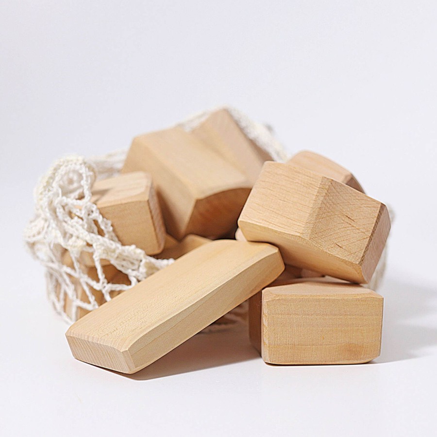 Toys Grimm’s Stacking Toys | Wooden Natural Waldorf Building Blocks