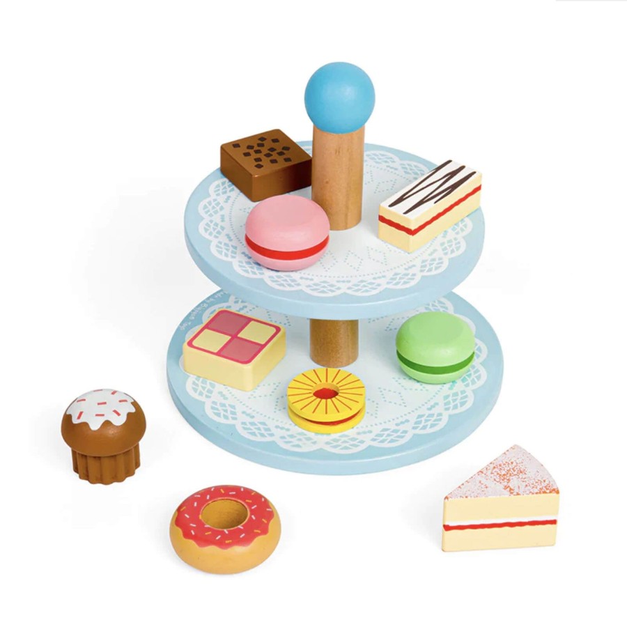 Toys Big Jigs Kitchens, Foods | Cake Stand With 9 Cakes