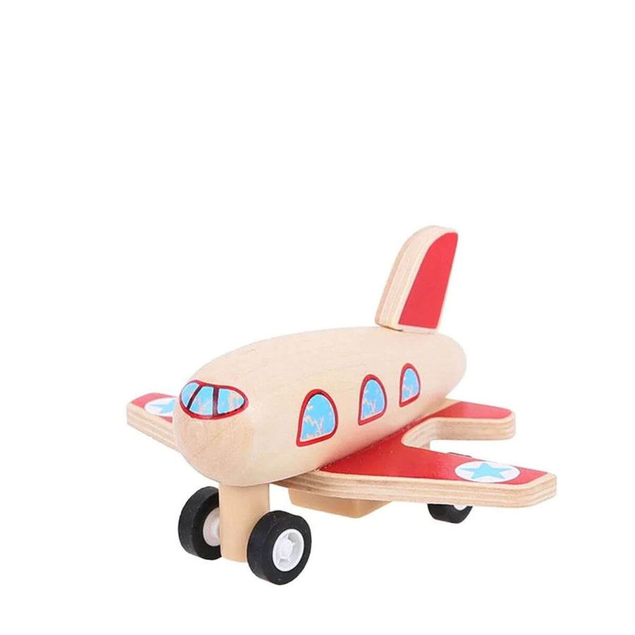 Toys Big Jigs Trains, Cars, Planes | Pull Back Plane