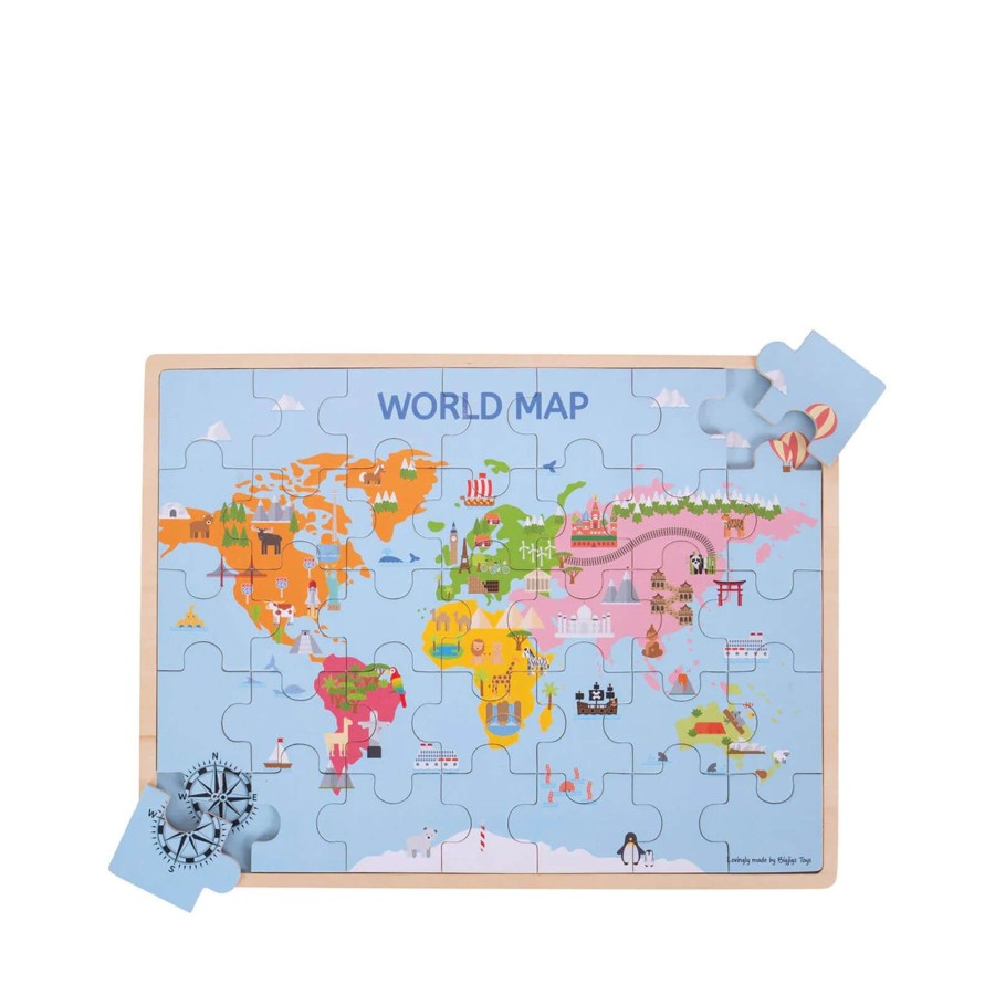 Toys Big Jigs Games, Puzzles, Jigsaws | World Map Puzzle