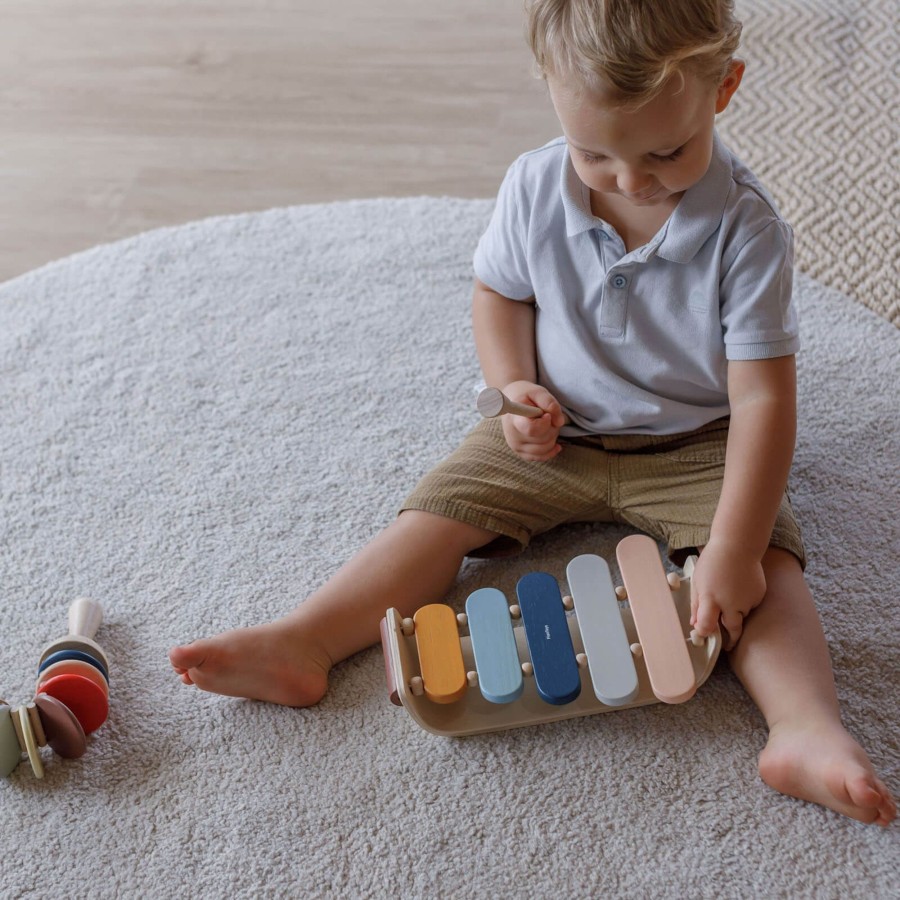 Toys Plan Toys Musical Instruments | Oval Xylophone Orchard Collection