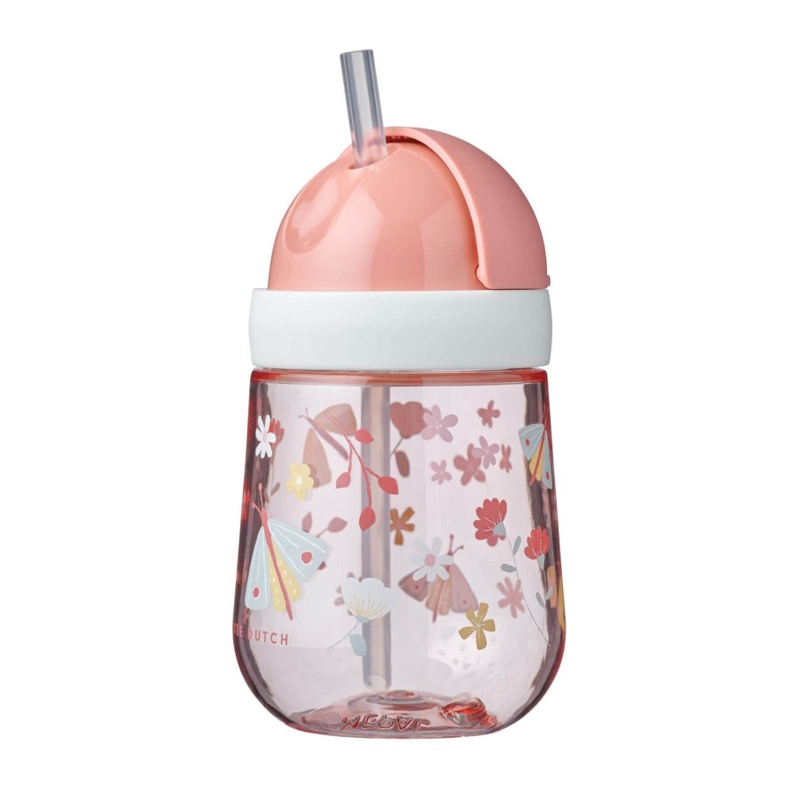 Toys Little Dutch Kitchens, Foods | Straw Cup 200 Ml - Flowers And Butterflies