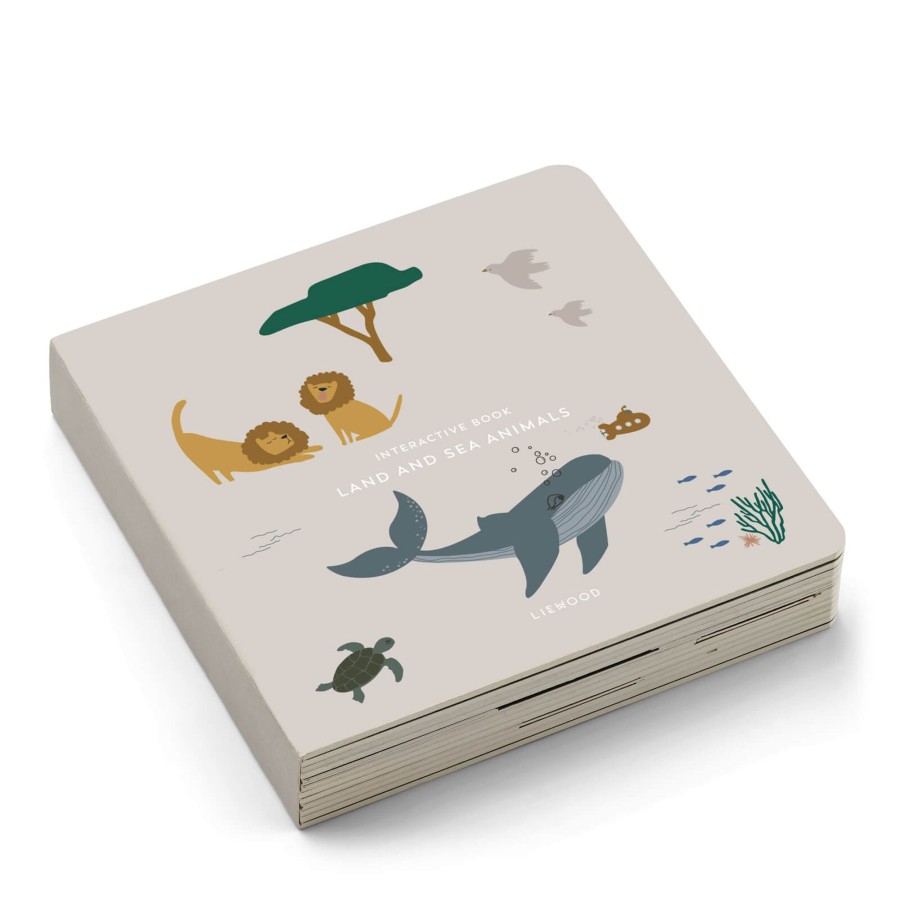 Toys Liewood Books | Maitland Interactive Book Sea Creature / All Together Mix