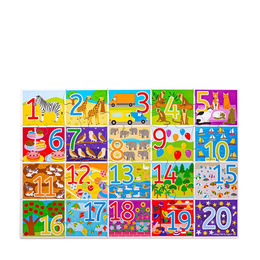 Toys Big Jigs Games, Puzzles, Jigsaws | Floor Puzzle Numbers 1-20