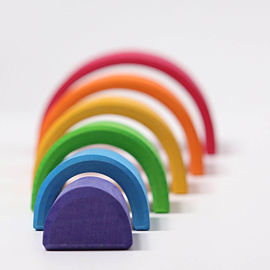 Home Grimm’s Decorative Objects | Wooden Rainbow - Coloured