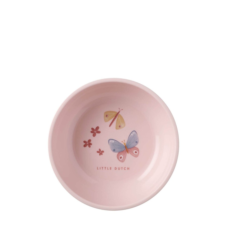 Home Little Dutch Snack Bowls, Plates | Children'S Bowl - Flowers And Butterflies