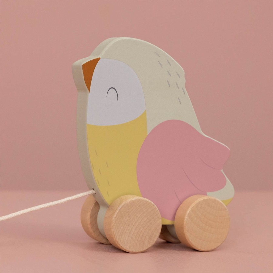 Toys Little Dutch Wooden Toys | Pull Along Bird Abby