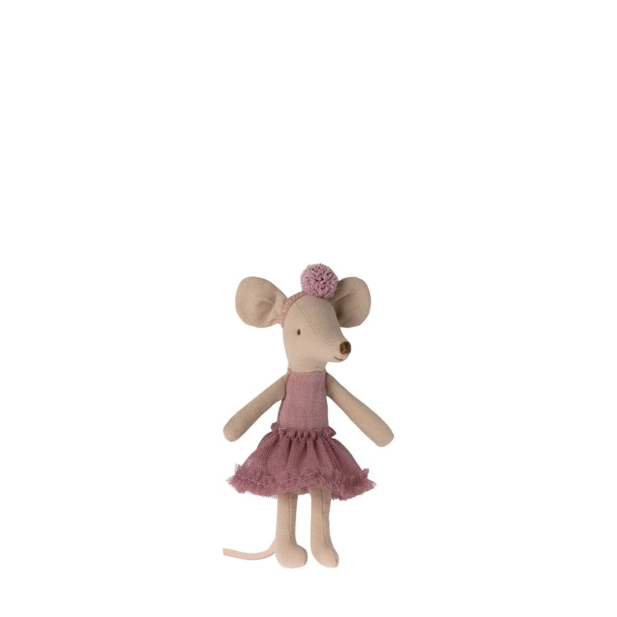 Toys Maileg Soft Toys, Comforters | Ballerina Mouse Big Sister - Heather