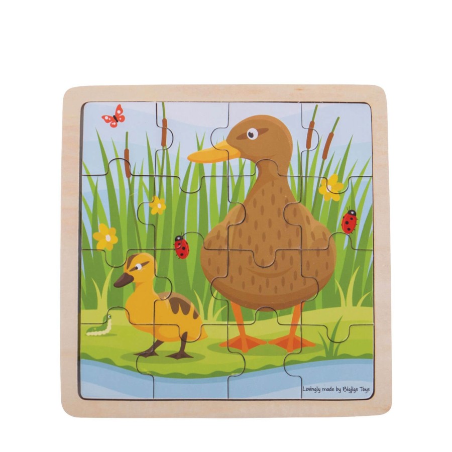 Toys Big Jigs Games, Puzzles, Jigsaws | Duck And Duckling Puzzle