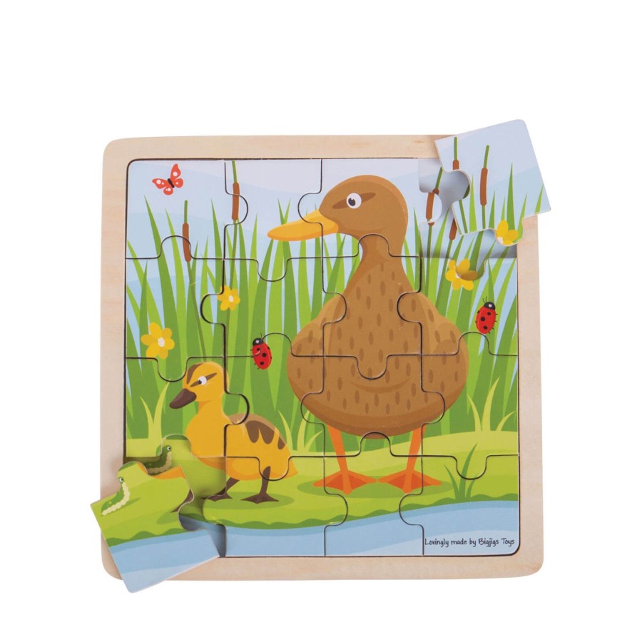 Toys Big Jigs Games, Puzzles, Jigsaws | Duck And Duckling Puzzle