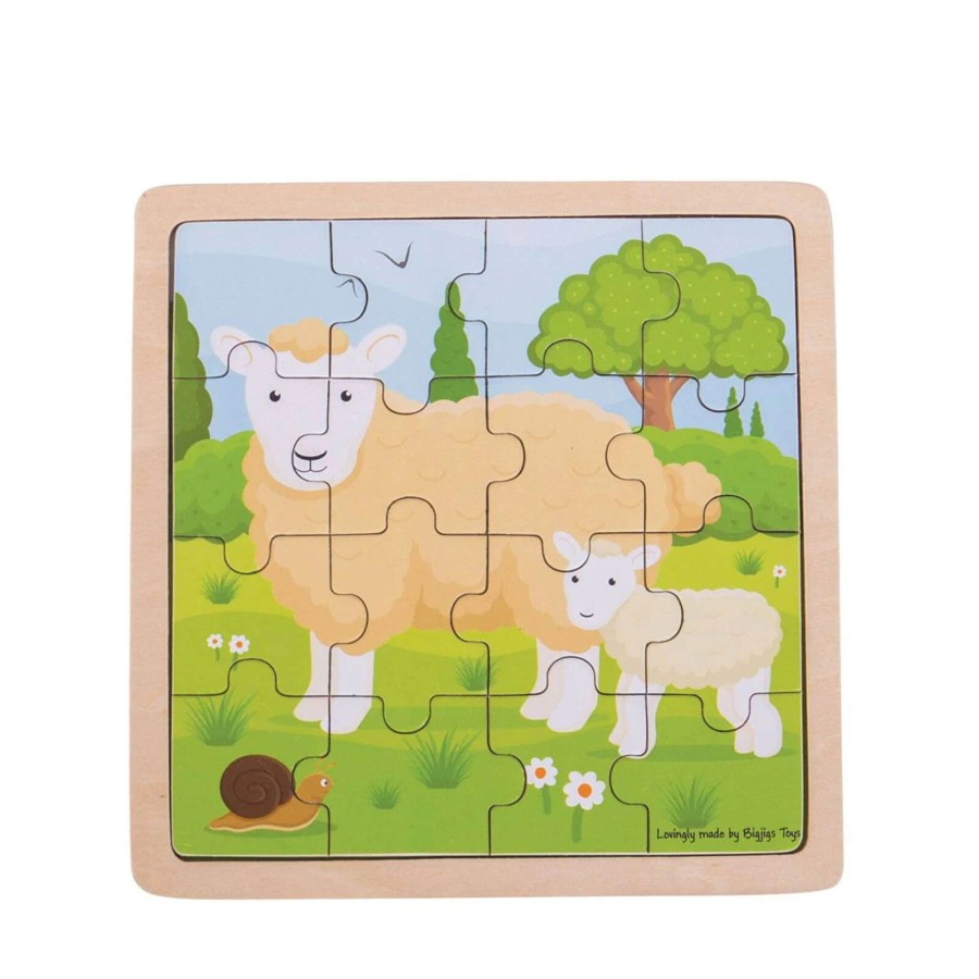 Toys Big Jigs Games, Puzzles, Jigsaws | Sheep And Lamb Puzzle