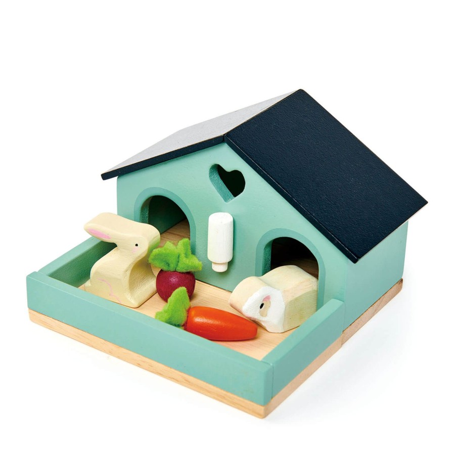 Toys Tender Leaf Wooden Toys | Pet Rabbit Set