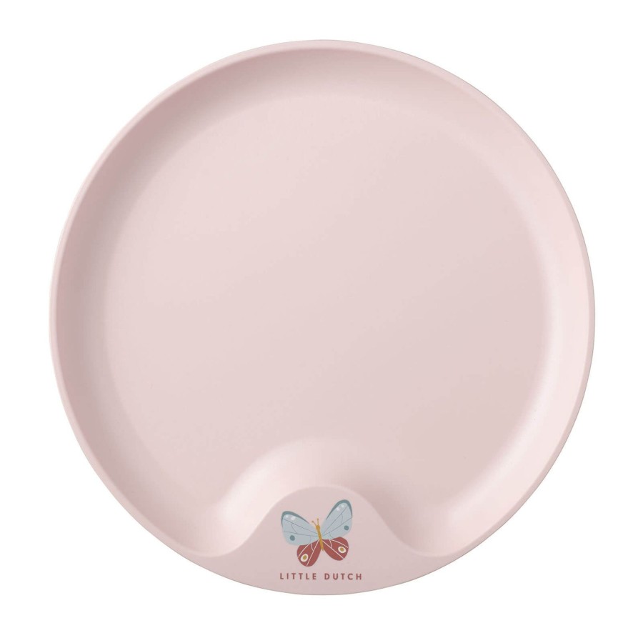 Home Little Dutch Snack Bowls, Plates | Children'S Plate - Flowers And Butterflies