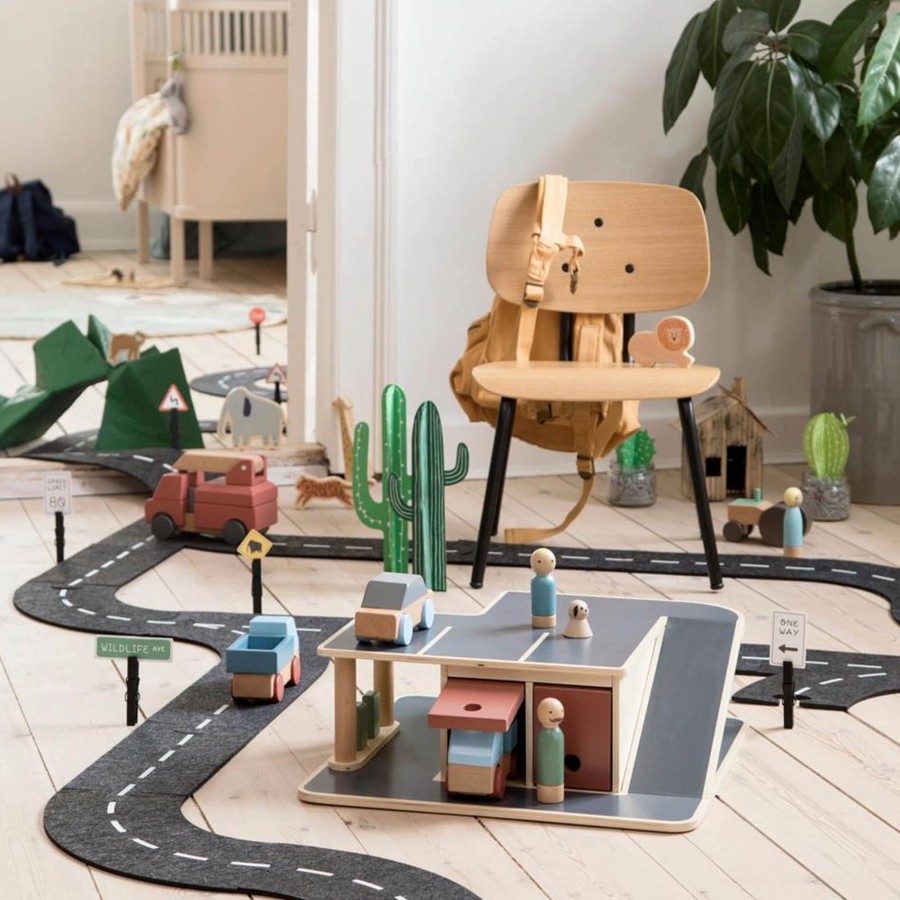 Toys Sebra Trains, Cars, Planes | Sebra Wooden Garage