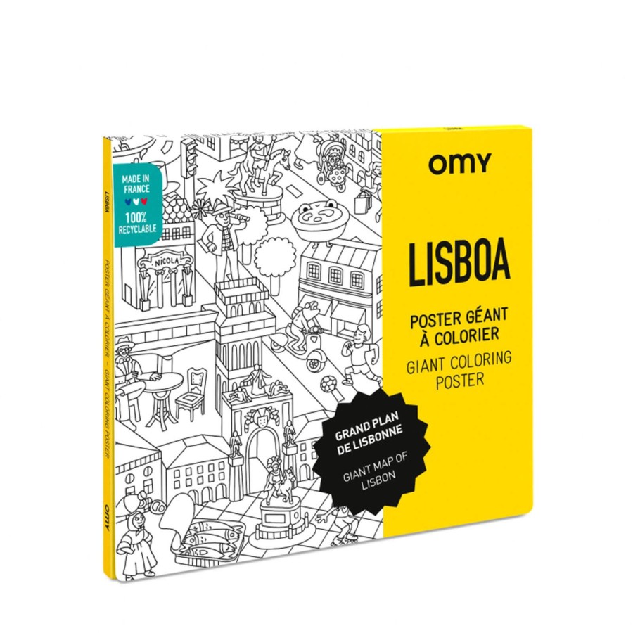 Toys OMY Arts & Crafts | Colouring Poster - Lisbon