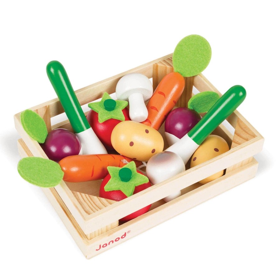 Toys Janod Kitchens, Foods | 12 Vegetables Crate