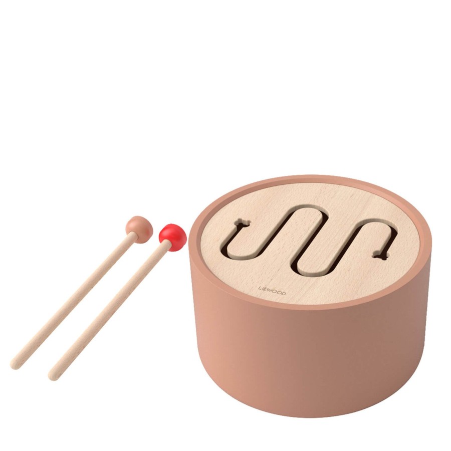 Toys Liewood Musical Instruments | Pete Drum Tuscany Rose / Apple Red Mix