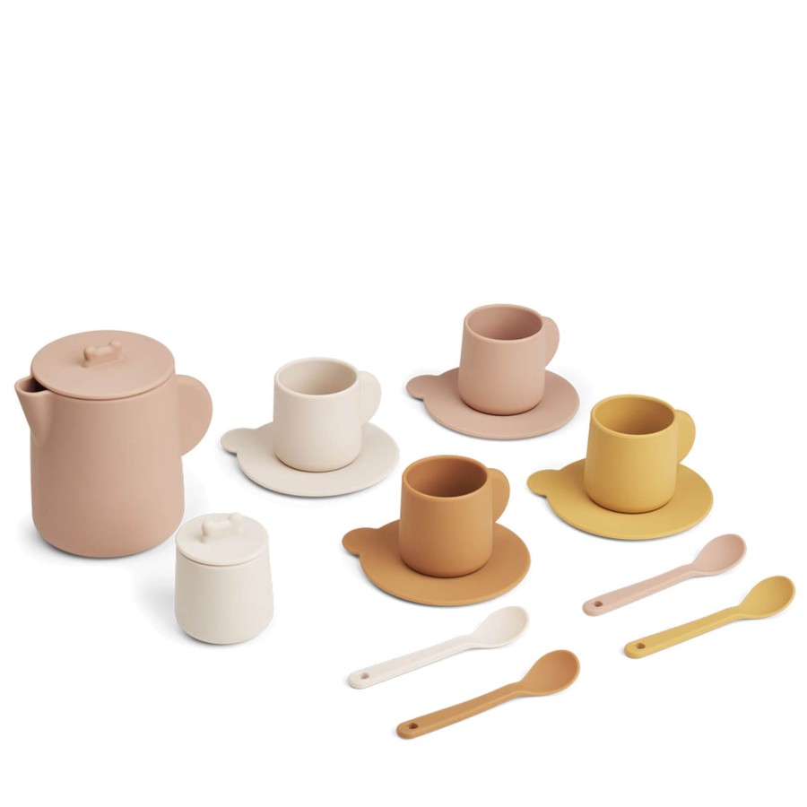 Toys Liewood Kitchens, Foods | Kourtney Tea Set Rose Multi Mix