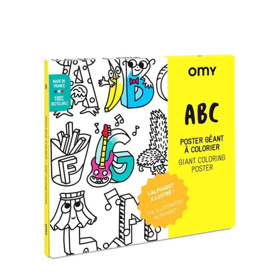 Toys OMY Arts & Crafts | Colouring Poster - Abc