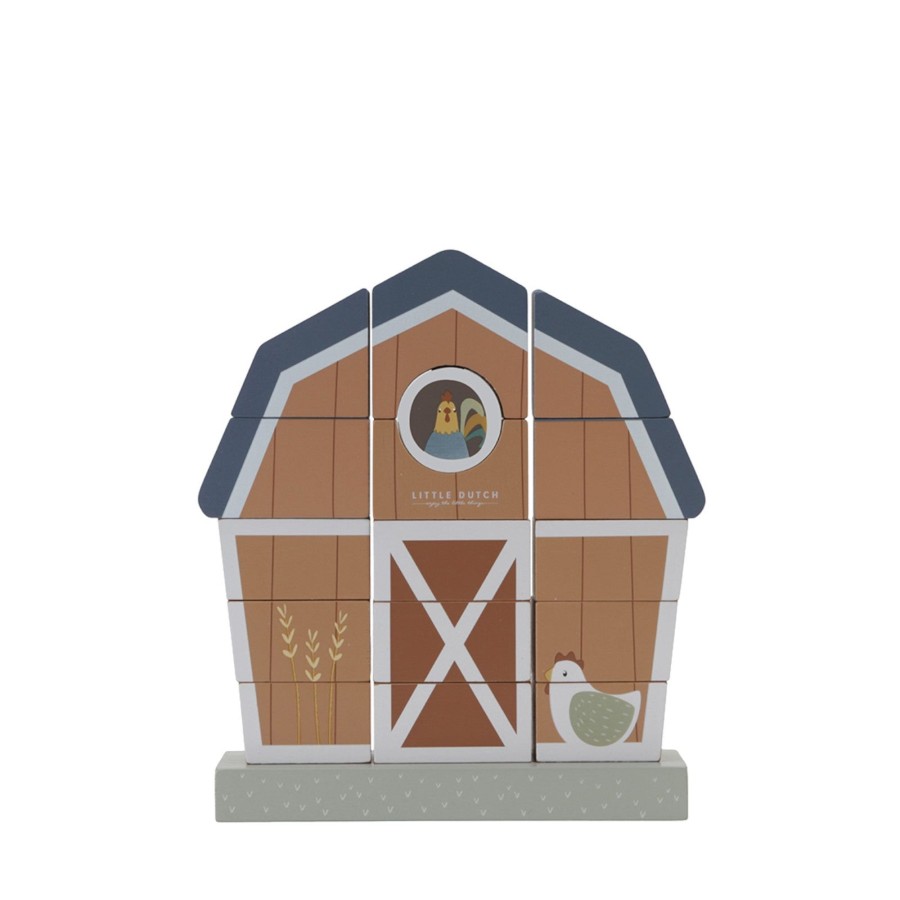 Toys Little Dutch Stacking Toys | Stacking Farmhouse - Little Farm