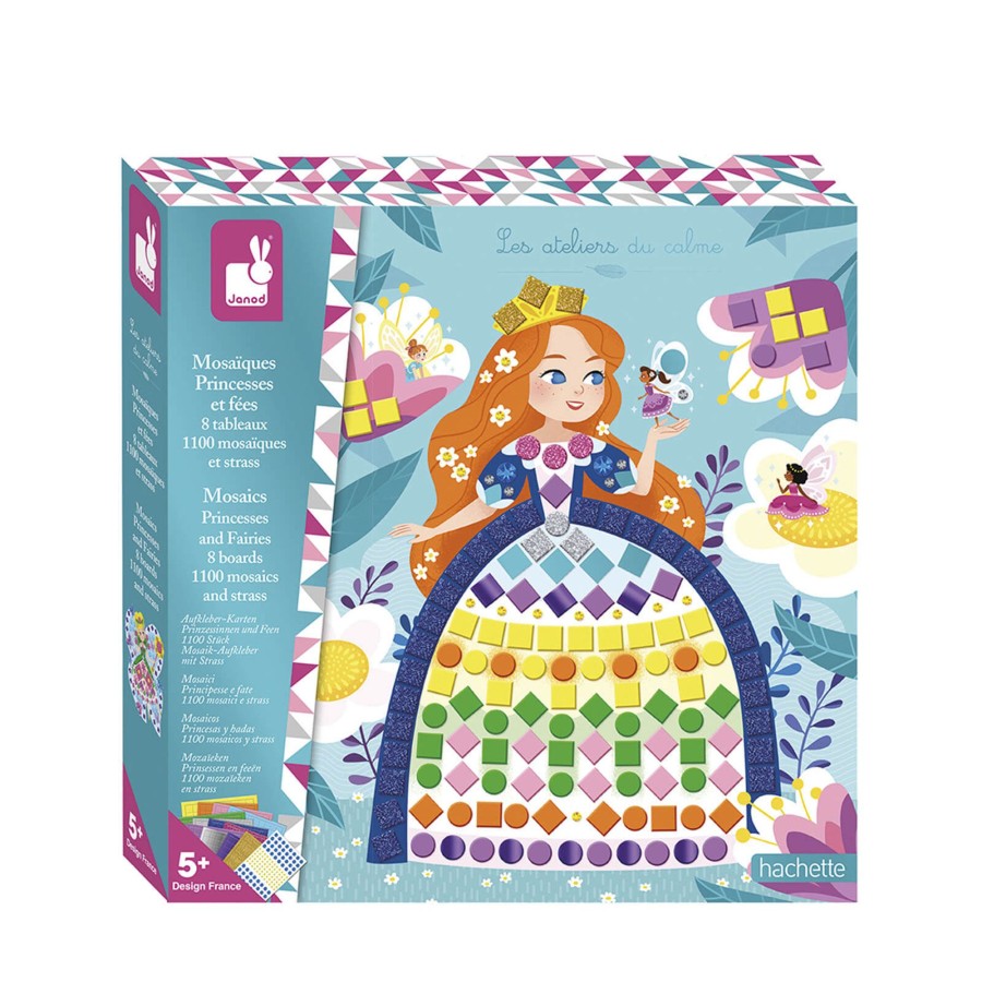 Toys Janod Arts & Crafts | Mosaics Princesses And Fairies