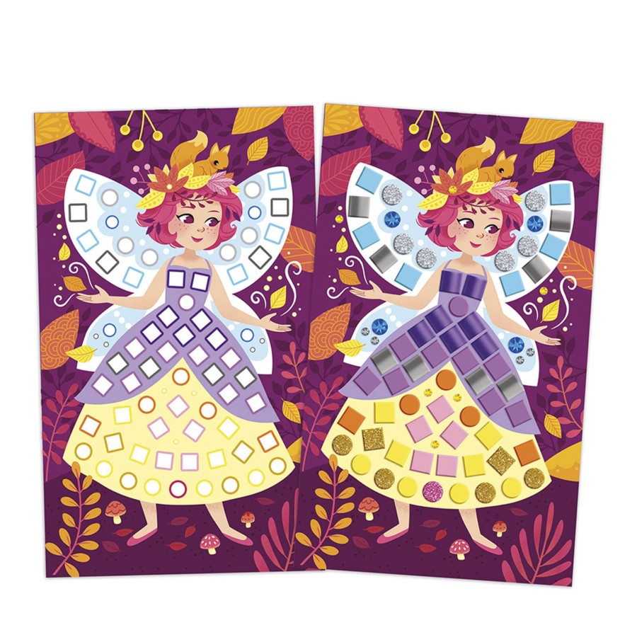 Toys Janod Arts & Crafts | Mosaics Princesses And Fairies