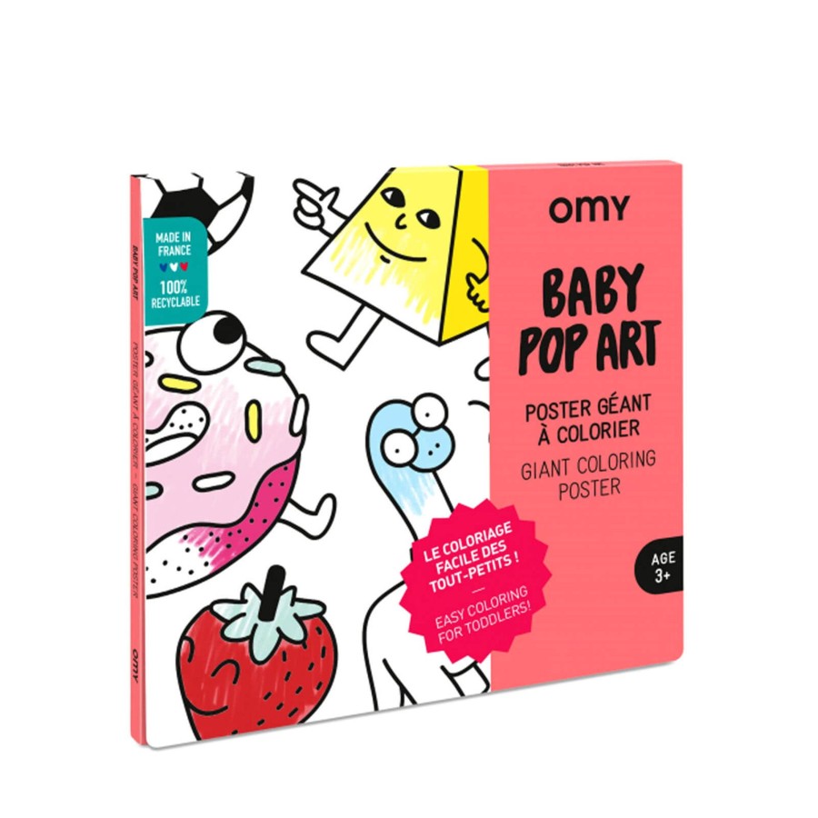 Toys OMY Arts & Crafts | Colouring Poster - Baby Pop Art