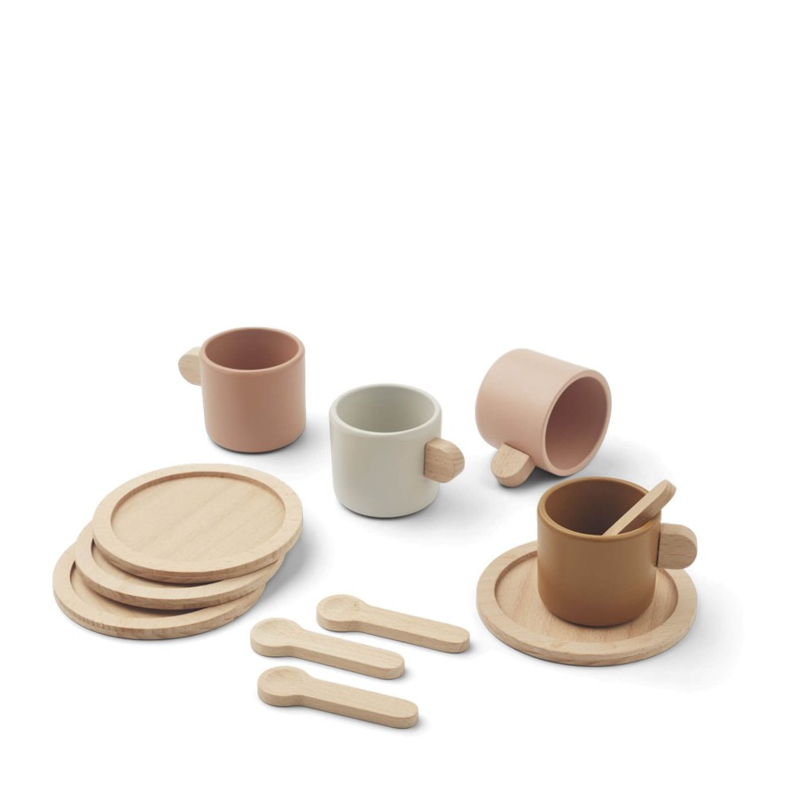 Toys Liewood Wooden Toys | Callum Play Tableware Rose Multi Mix