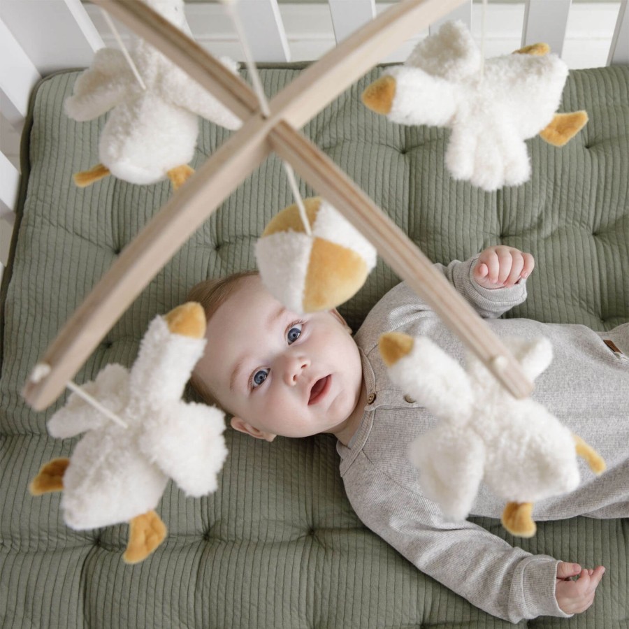 Home Little Dutch Furniture | Wooden Music Cot Mobile - Little Goose