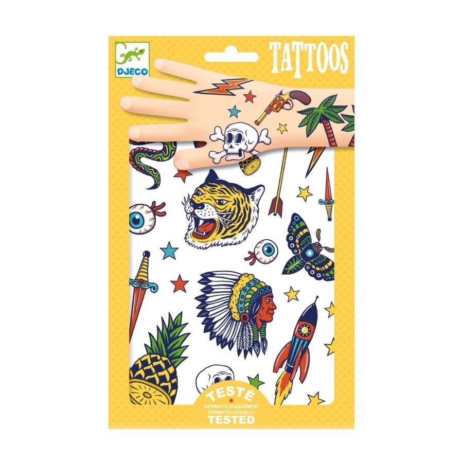 Toys Djeco Arts & Crafts | Bang Bang Childrens Temporary Tattoos