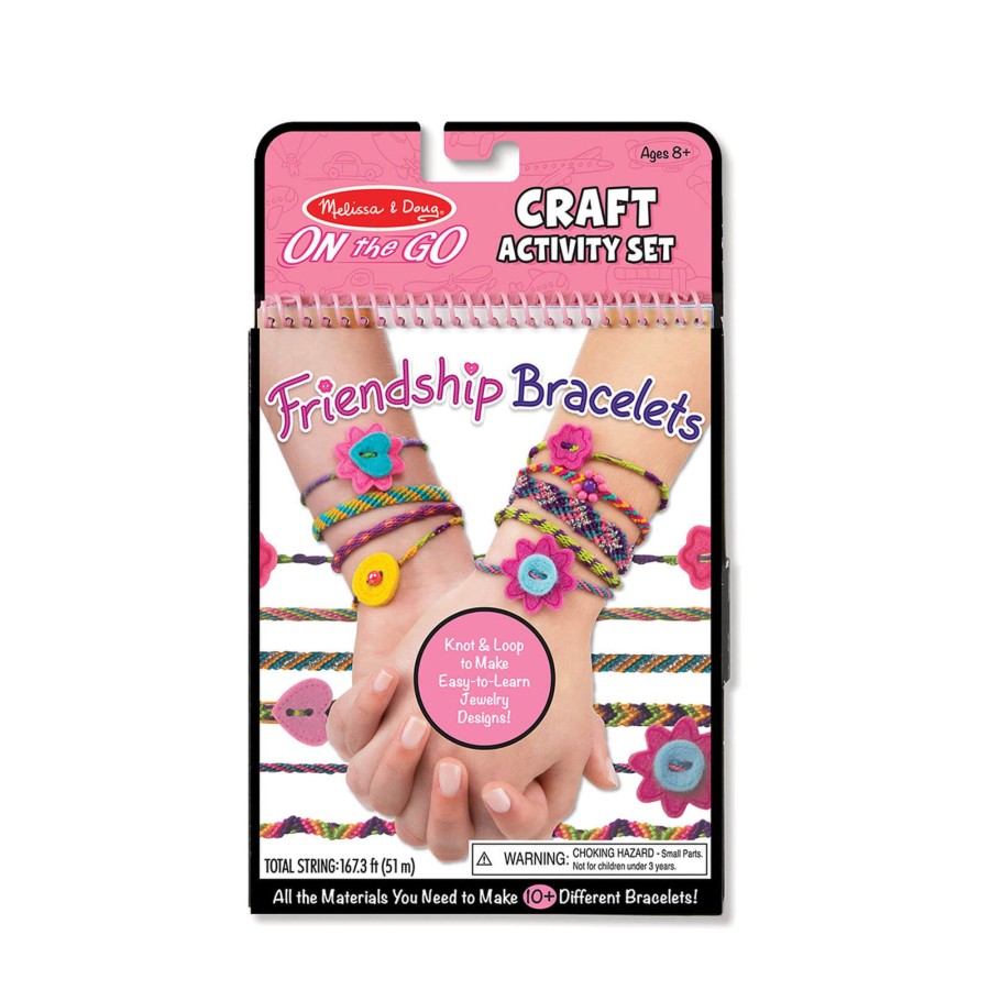 Toys Melissa and Doug Arts & Crafts | On-The-Go Crafts - Friendship Bracelets