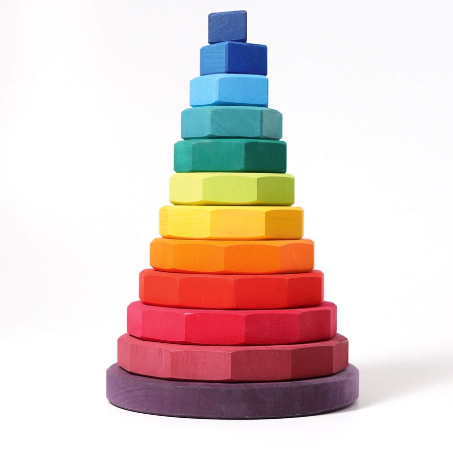 Toys Grimm’s Stacking Toys | Giant Geometrical Stacking Tower