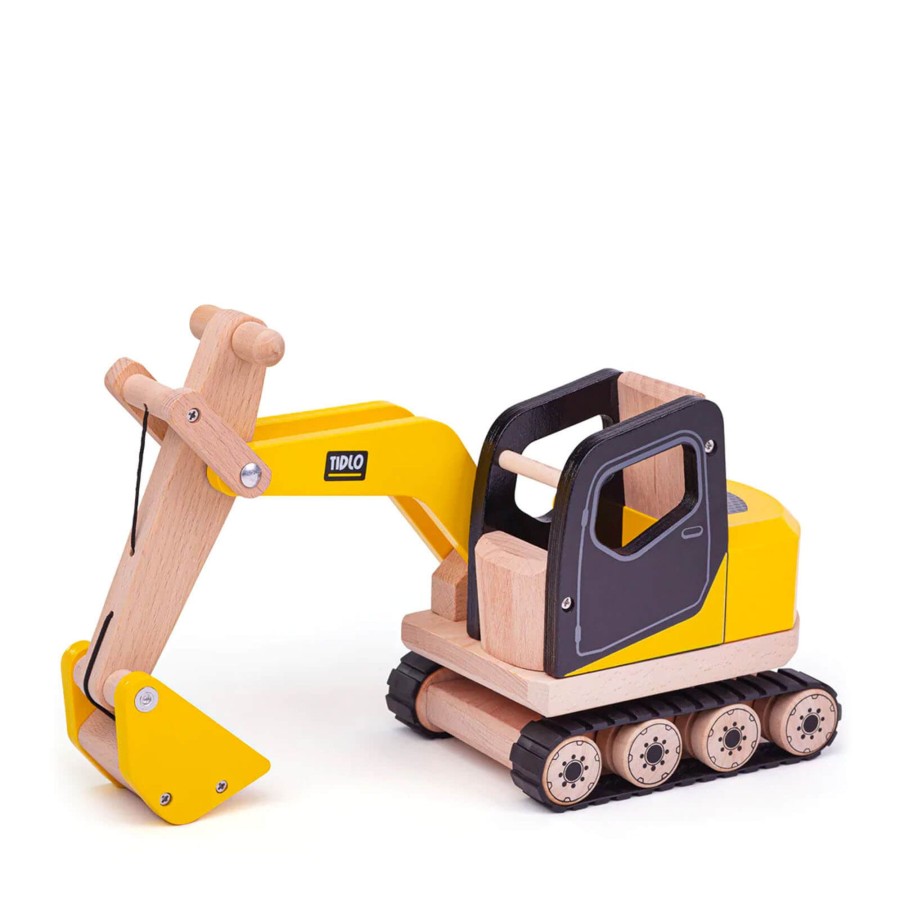 Toys Tidlo Trains, Cars, Planes | Wooden Digger