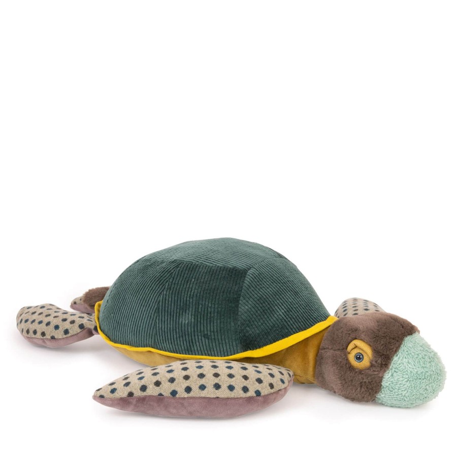 Toys Moulin Roty Soft Toys, Comforters | Large Turtle Soft Toy