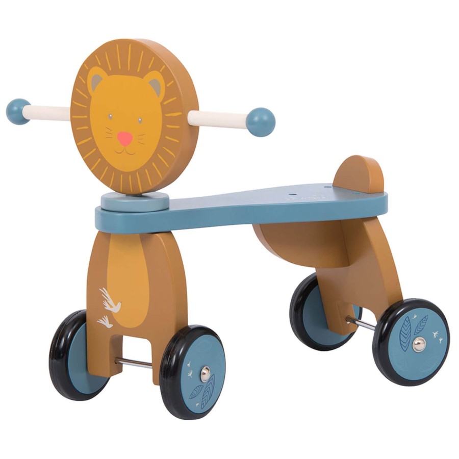 Toys Moulin Roty Wooden Toys | Lion Ride On