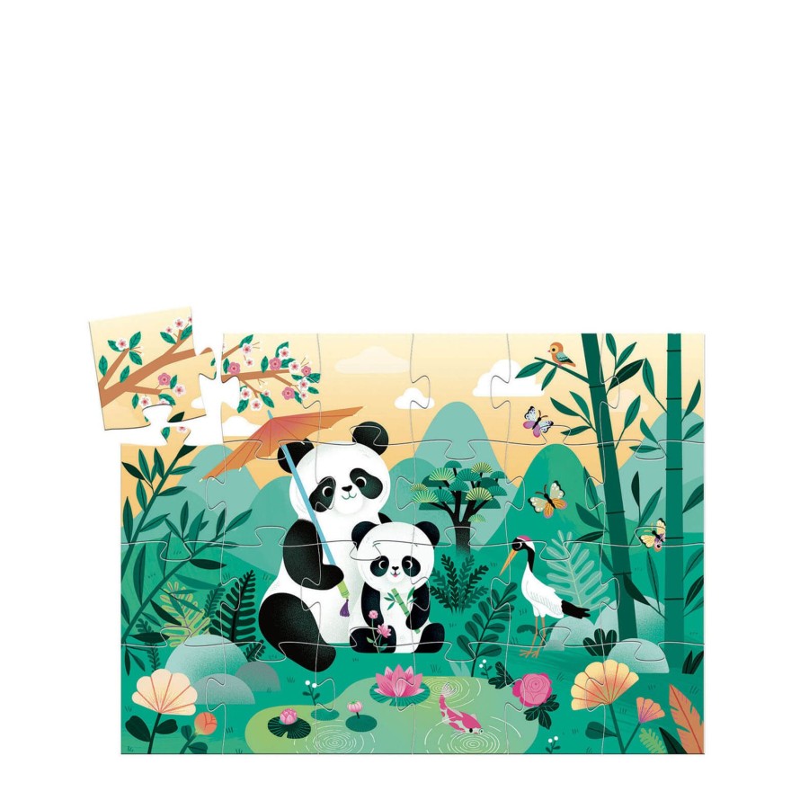 Toys Djeco Games, Puzzles, Jigsaws | 24 Piece Puzzle - Leo The Panda